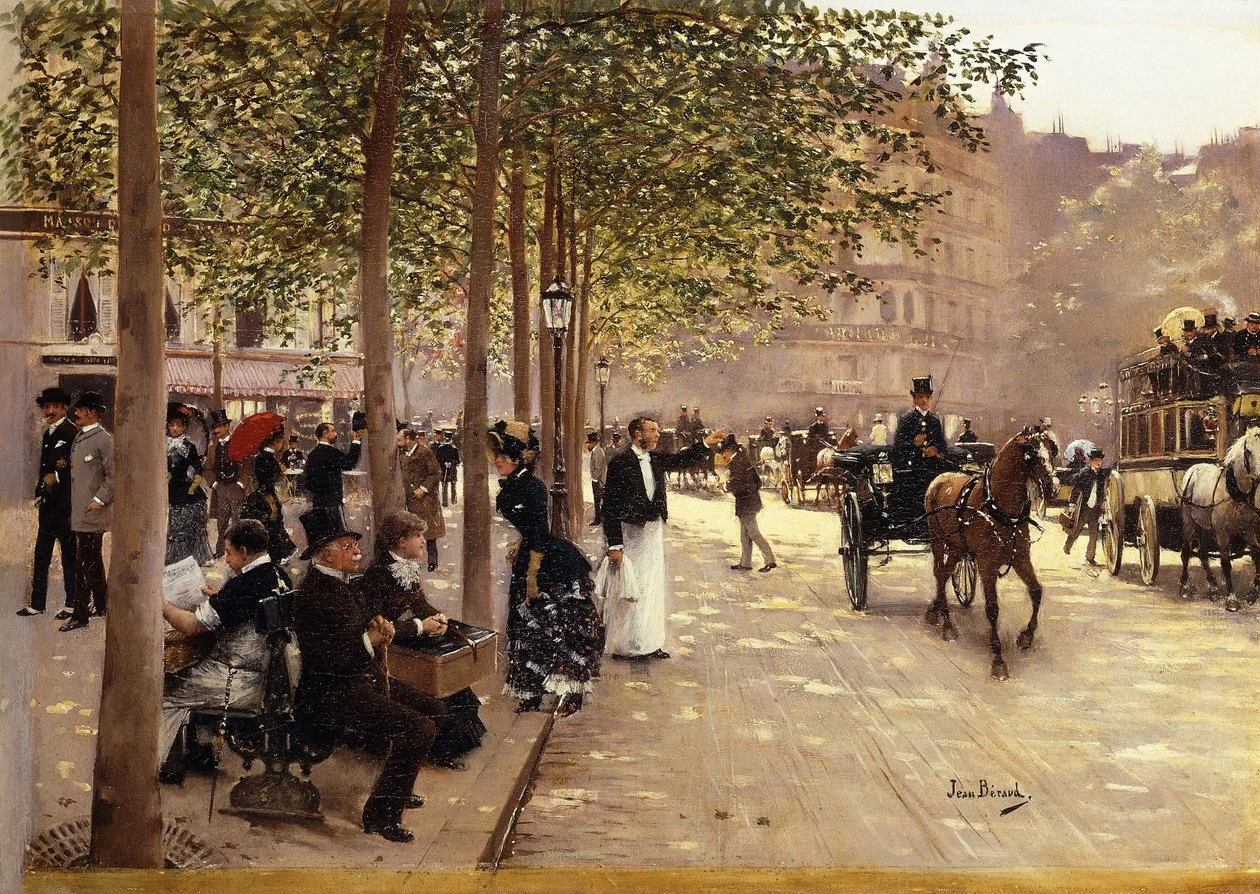 Un viale parigino, c.1880